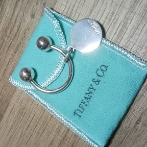 Tiffany & Co SS screwball keyring